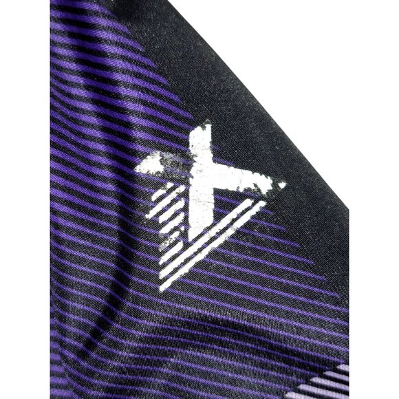 ZeroXposur Womens XL Reversible Jacket Purple Plaid Black Fleece Zip Up (Flaw) - Picture 7 of 10